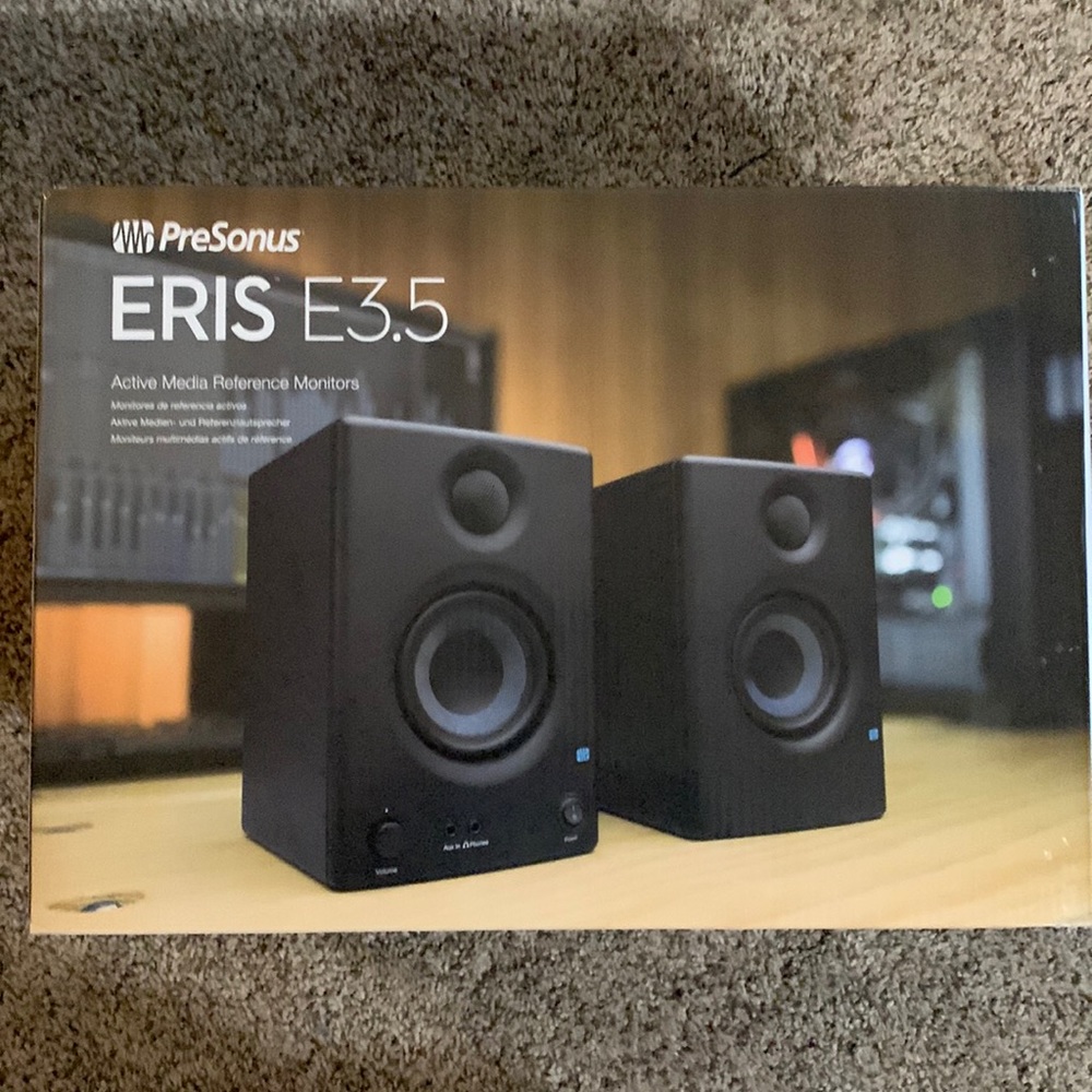 PreSonus Erie E3.5 Record Player Speakers - Like New